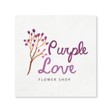 Full Color 3 Ply Premium Beverage Napkins Imprinted with Logo (Q1000022)