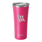 22 Oz. Swig Matte Tumbler - Hot Pink Imprinted with Logo (Q1000522)