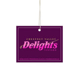 Horizontal Rectangle (Square Corners) Air Fresheners Imprinted with Logo (Q102122)