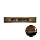 Bar Impressions Mat 3.5 x 21 Inch Imprinted with Logo (Q110222)