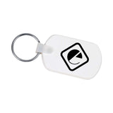 Rectangular Soft Key Tag Imprinted with Logo (Q11245)