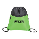Two-Tone Sport Bag Imprinted with Logo (Q113965)