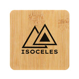 Bamboo Coaster Imprinted with Logo (Q114922)