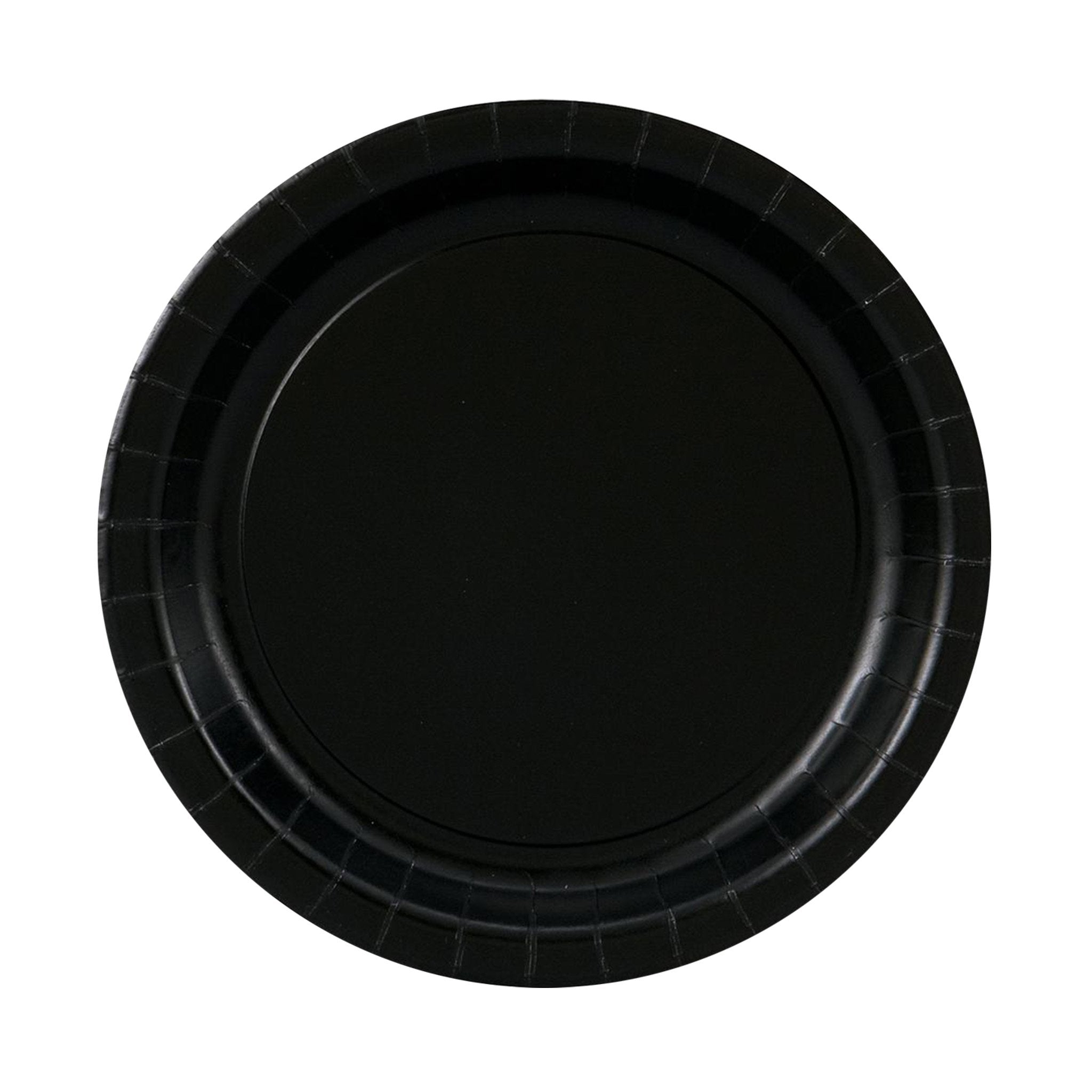 7 Inch White and Colored Paper Plates (Q117332)