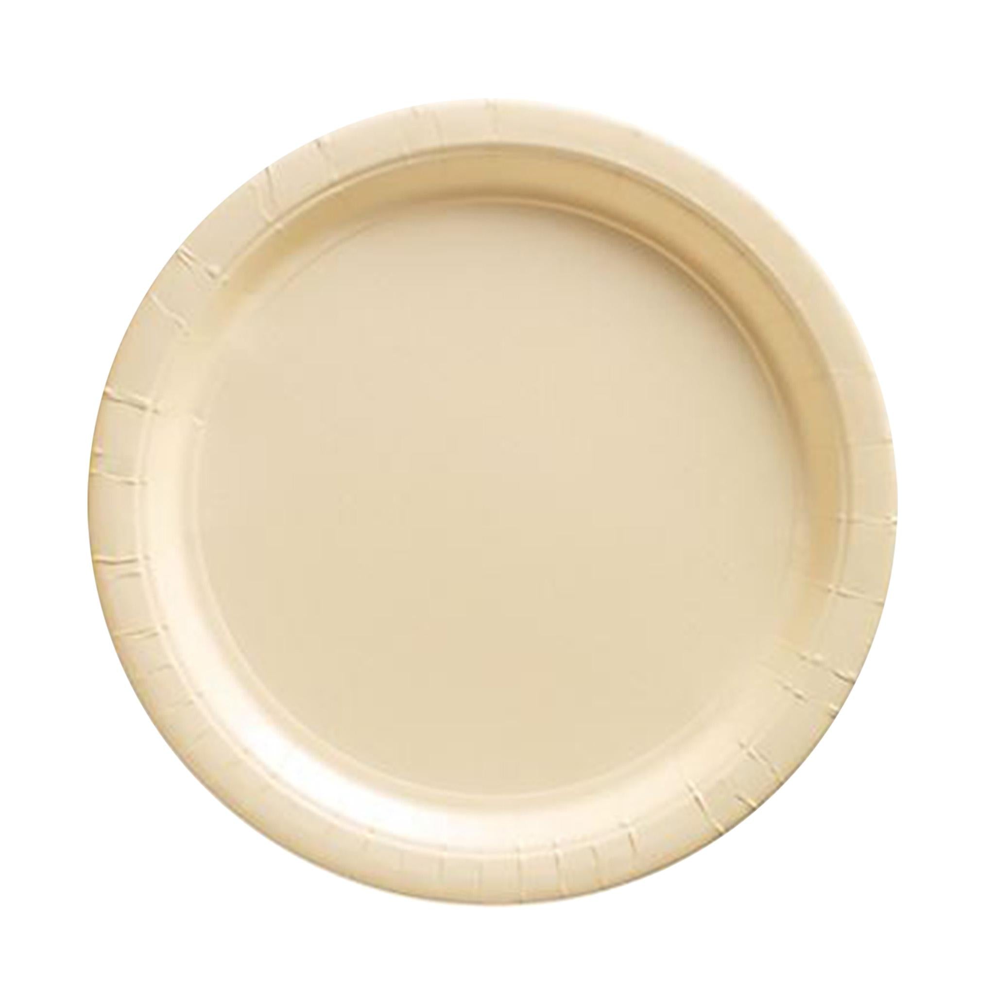 7 Inch White and Colored Paper Plates (Q117332)