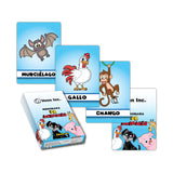 Kids Animal Memory Game Cards In Spanish Imprinted with Logo (Q118922)