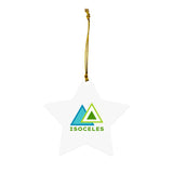 Acrylic Ornament - Star Imprinted with Logo (Q122222)