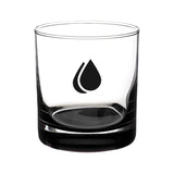9.5 Oz. Double Neat Heavy Base Whiskey Glass Imprinted with Logo (Q125022)
