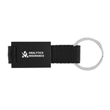Edge Aluminum Key Ring Imprinted with Logo (Q128022)