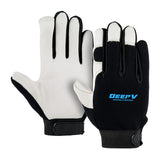 Buffalo Leather Mechanics Gloves Imprinted with Logo (Q132122)
