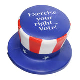 Uncle Sam Hat Stress Reliever Imprinted with Logo (Q134111)