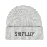 Luxe Plush Recycled Beanie Imprinted with Logo (Q135122)