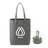 Recycled Felt Shopper Tote Imprinted with Logo (Q135622)