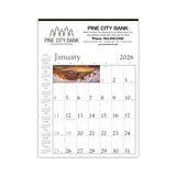 Decorator Memo (White) Calendar Imprinted with Logo (Q135722)