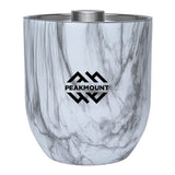 Snowfox® 3L Vacuum Insulated Ice Bucket - White Imprinted with Logo (Q136822)