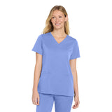 Wink® Women's Premiere Flex™ V-Neck Top Imprinted with Logo (Q138222)