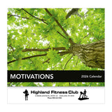 Motivations Wall Calendars - Stapled Imprinted with Logo (Q142011)