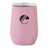10 Oz. Vinglace Stemless Wine Tumbler - Rose Imprinted with Logo (Q142622)