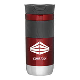 Contigo Byron 2.0 - 16 Oz Red Tumbler Imprinted with Logo (Q149111)