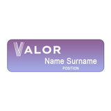 Tucson Plastic Name Badge: 3 x 1 In. Imprinted with Logo (Q150022)