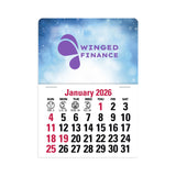 4C Press-N-Stick Header Standard Calendar (14-Month) Imprinted with Logo (Q159122)