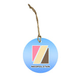 Round Sublimated Ceramic Ornament - 1 Side Imprinted with Logo (Q160222)
