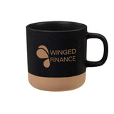 12 Oz. Santos Ceramic Mugs Imprinted with Logo (Q162811)