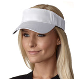 Adams Headwear Ace Vat-Dyed Twill Visor Imprinted with Logo (Q165332)