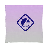 18 x 18 Inch Zippered Pillow Case with No Inserts Imprinted with Logo (Q170222)