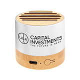 Recycled Aluminum Wireless Speaker Imprinted with Logo (Q176122)
