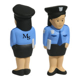 Police Woman Stress Reliever Imprinted with Logo (Q183111)