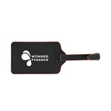 Recycled Leatherette Luggage Tag Imprinted with Logo (Q185122)