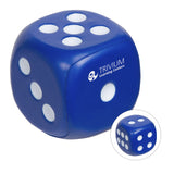 Dice Stress Reliever Imprinted with Logo (Q192111)