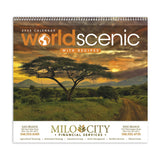 World Scenes With Recipe Calendar Imprinted with Logo (Q194722)