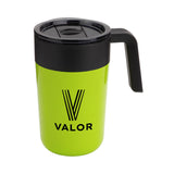 Omni 13 Oz. Stainless Steel Polypropylene Mug Imprinted with Logo (Q195422)