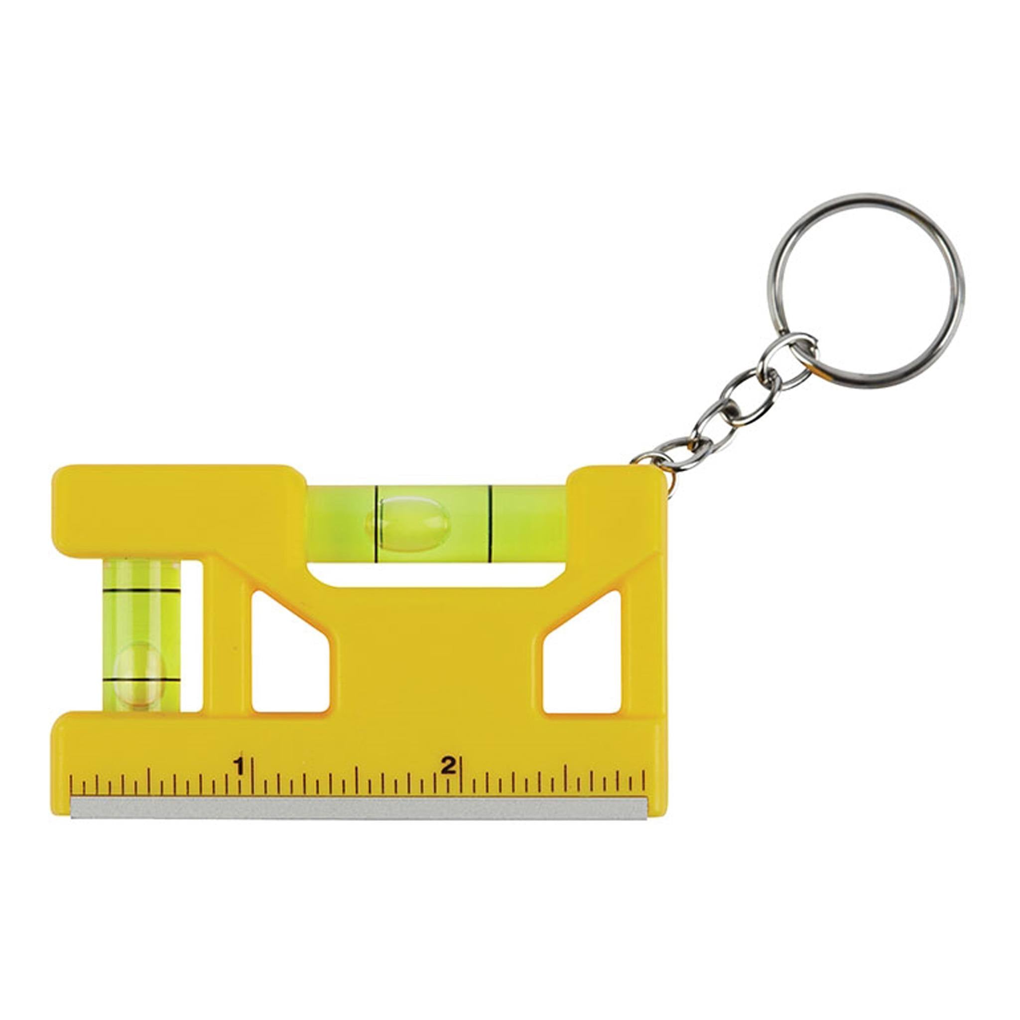 Hank 3 Inch Level / Ruler Keyring (Q204022)