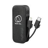 myCharge PowerHub Mini 3000mAh Portable Charger Imprinted with Logo (Q205222)