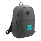 15 Inch Repreve® Ocean Commuter Computer Backpack Imprinted with Logo (Q205622)