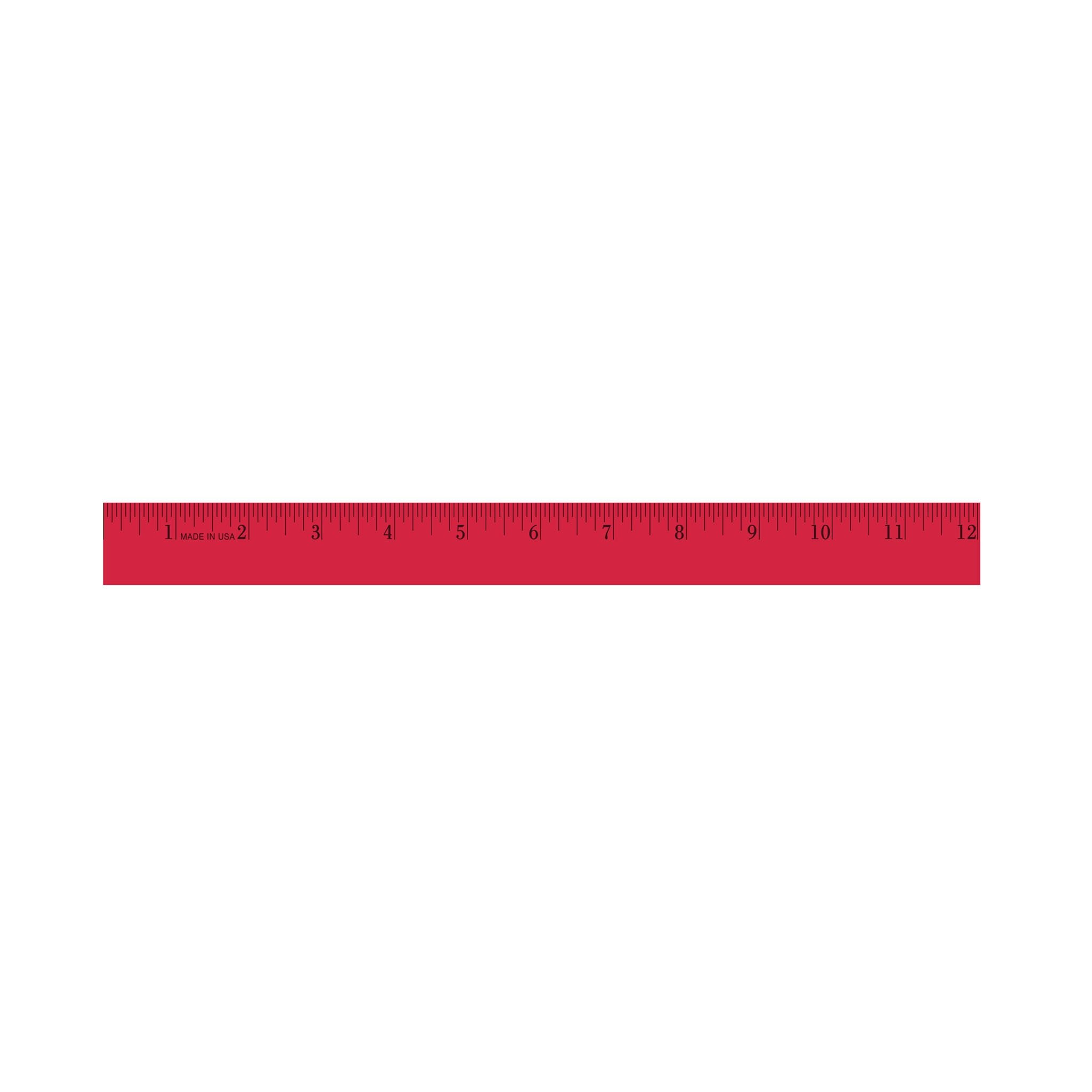 English Scale Enamel Wood Rulers (12 Inch) (Q208411)