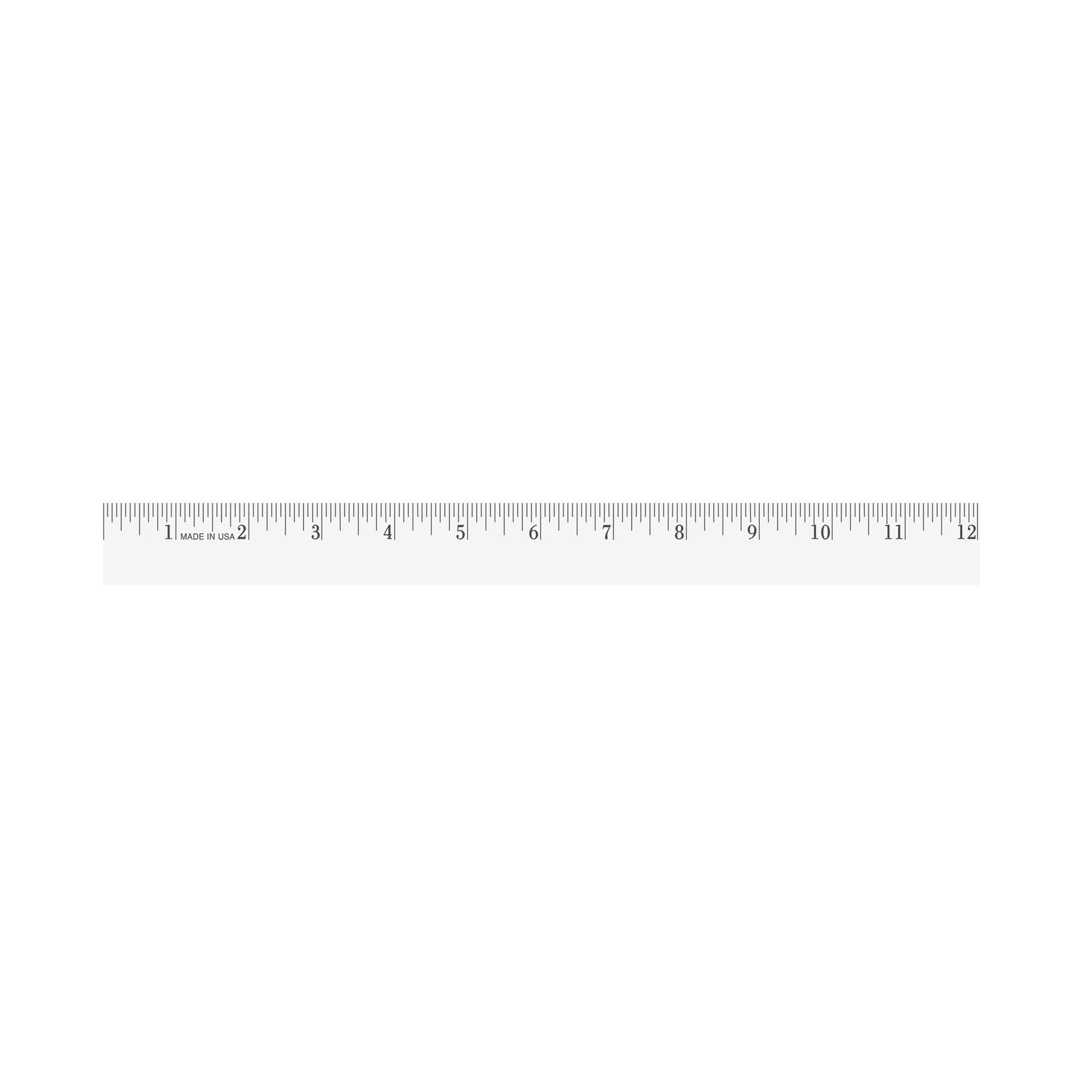 English Scale Enamel Wood Rulers (12 Inch) (Q208411)