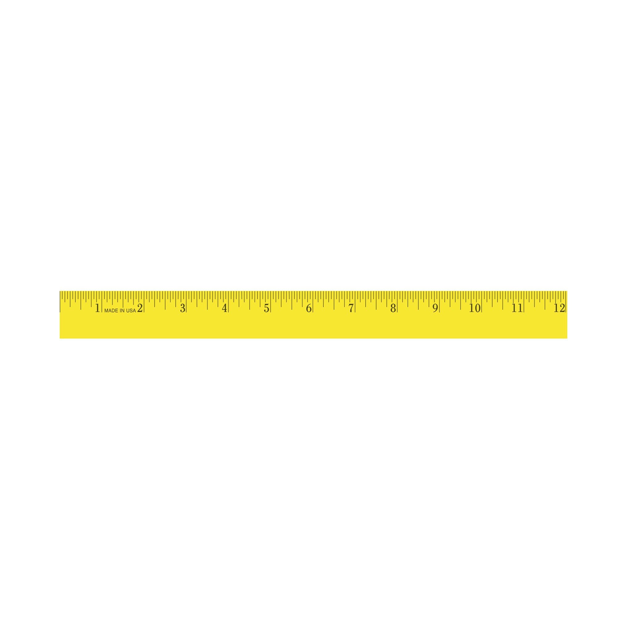 English Scale Enamel Wood Rulers (12 Inch) (Q208411)
