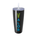 30 Oz. Koozie® Built-in Straw Vacuum Tumbler Imprinted with Logo (Q208822)