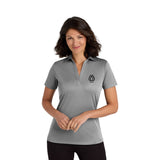 Port Authority® Ladies Heathered Silk Touch™ Performance Polo Imprinted with Logo (Q208922)