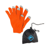 Touch Screen Gloves in Pouch Imprinted with Logo (Q209511)