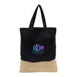 8 Oz. Quetico Cotton And Jute Tote Bag Imprinted with Logo (Q210022)