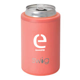12 Oz. Swig Combo Can And Bottle Cooler - Coral Imprinted with Logo (Q210522)