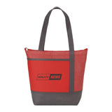 Chrome Non-Woven 9 Can Lunch Cooler Imprinted with Logo (Q213322)