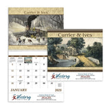 Currier & Ives - Spiral Calendar Imprinted with Logo (Q215722)