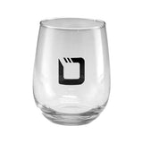 16.9 Oz. Stemless Wine Glass (Silkscreen)  Imprinted with Logo (Q216022)