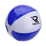 Sunburst 16 Inch Inflatable Beach Ball Imprinted with Logo (Q216422)